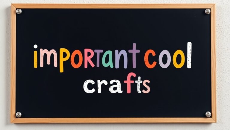 importantcool crafts