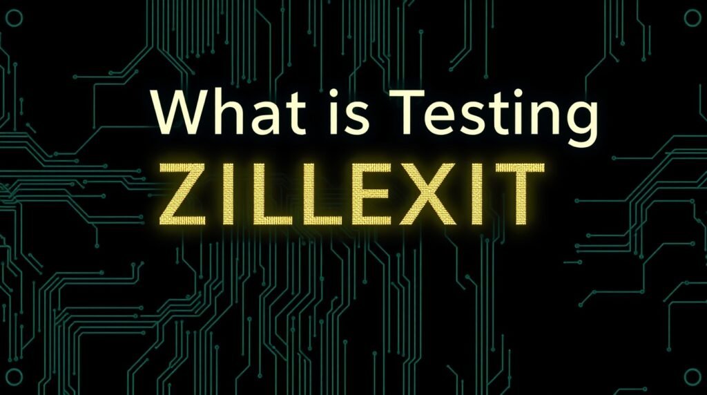 what is testing in zillexit software
